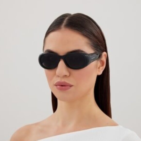 NEW SL736 001 SAINT LAURENT BLACK SUNGLASSES WOMEN EYEWEAR SL 736 001 - Picture 1 of 4